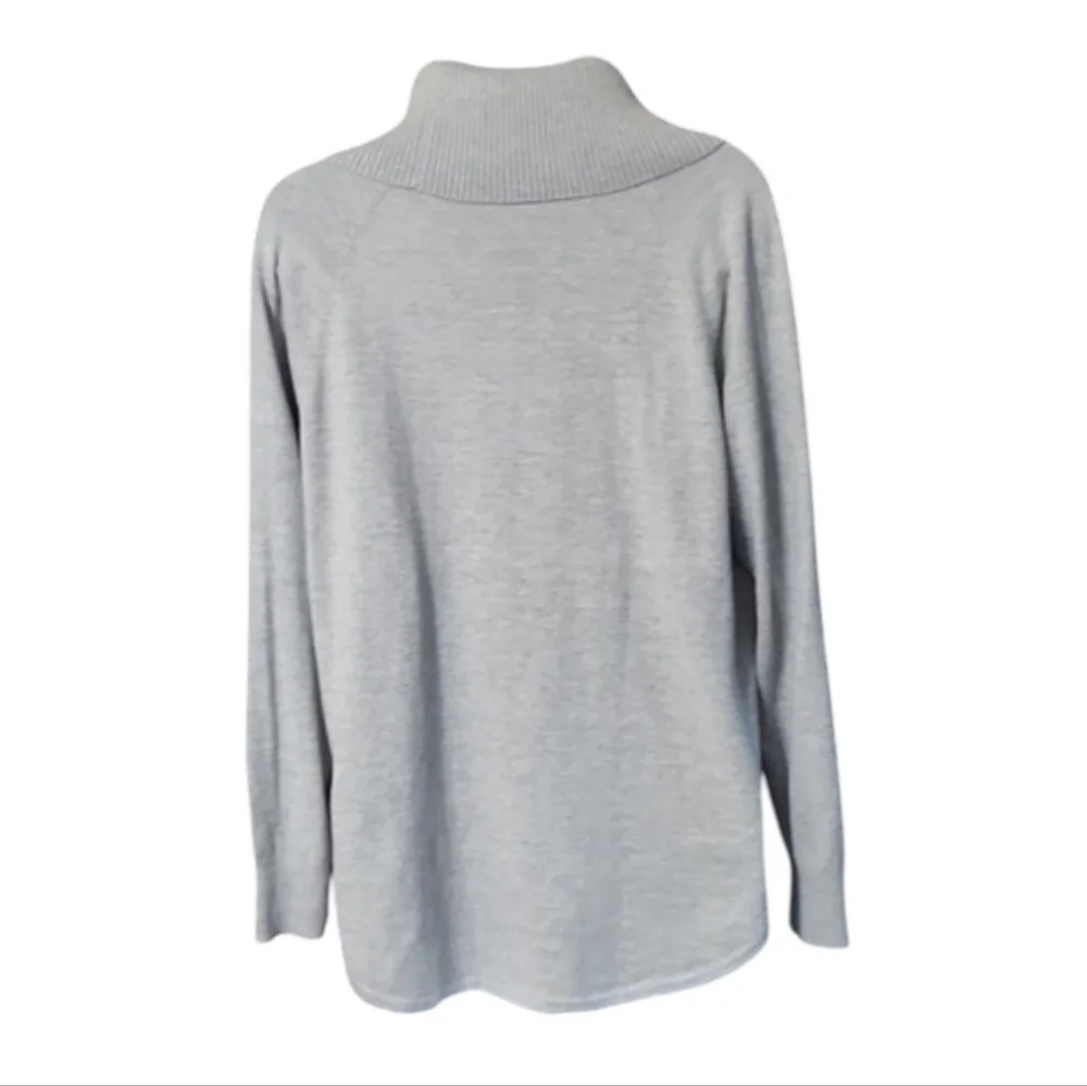 Michael Kors Light Gray Cowlneck Sweater